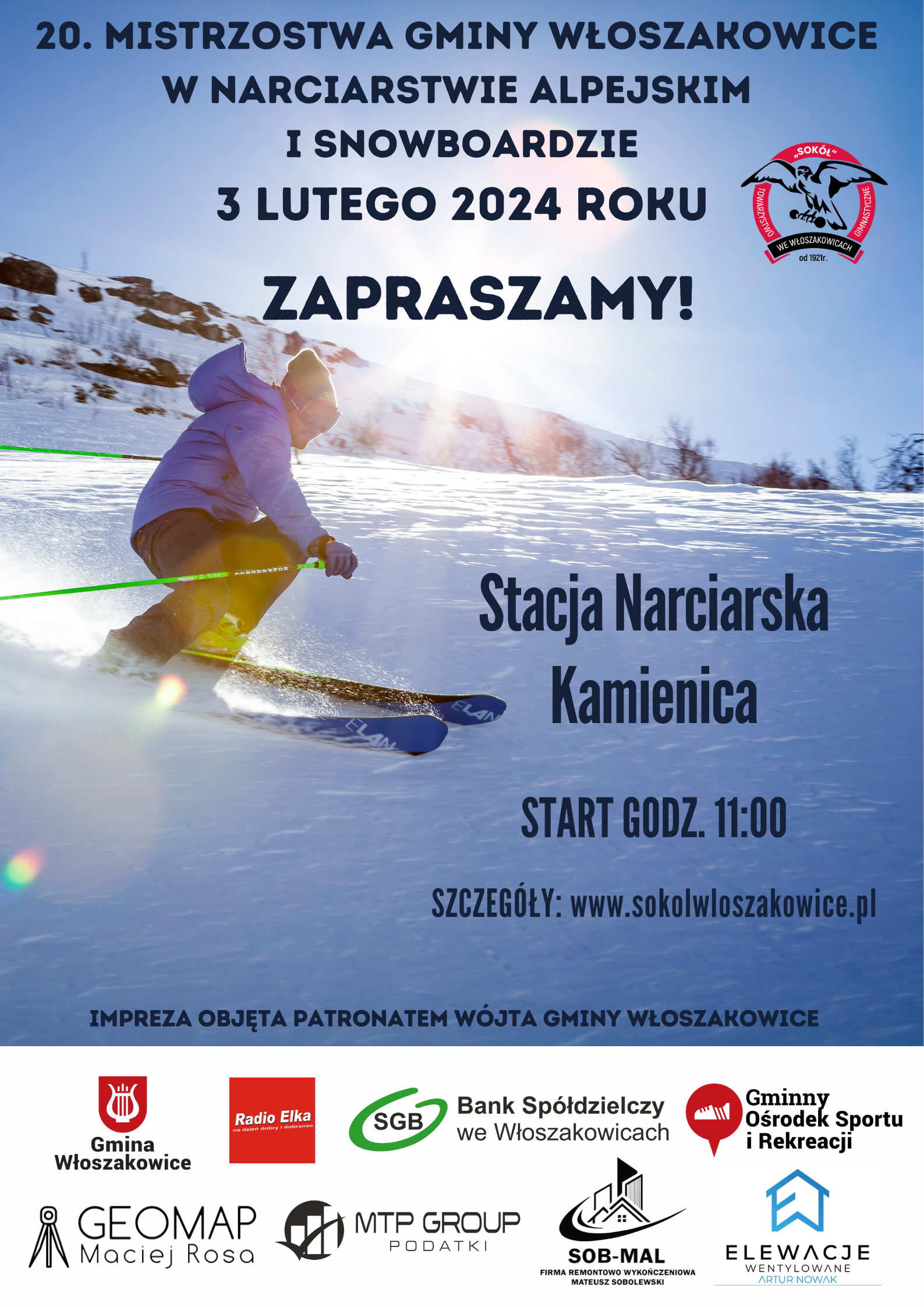 20. Mistrzostwa Gminy Włoszakowice w Narciarstwie Alpejskim i Snowboardzie